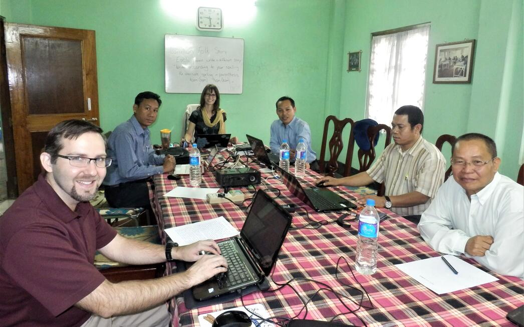 Linguistic workshop at Bible International India Society Headquarter, Pailapool, Cachar, Assam, India.