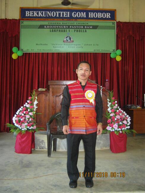 As a speaker in a area conference