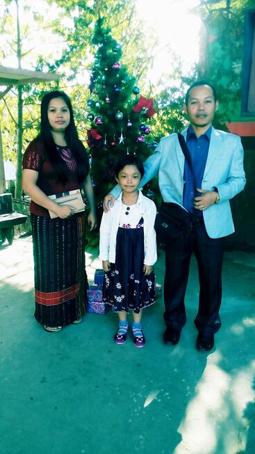 During Christmas with my family
